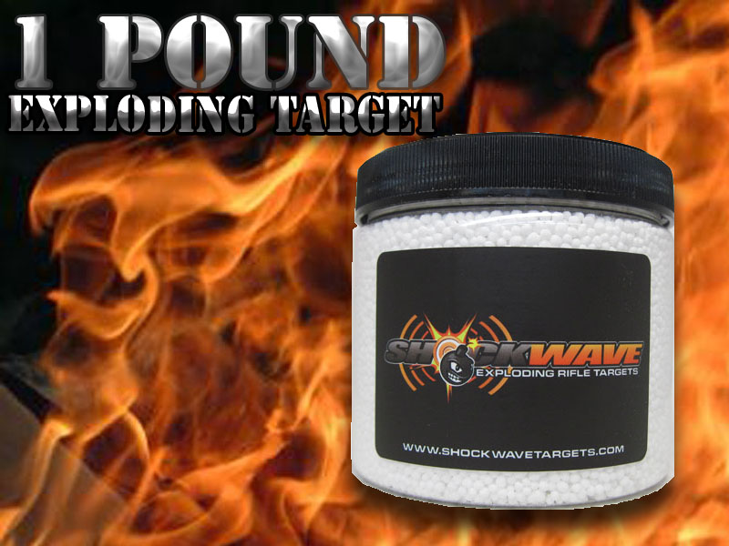 Shockwave Exploding Targets - 1 Pound Container